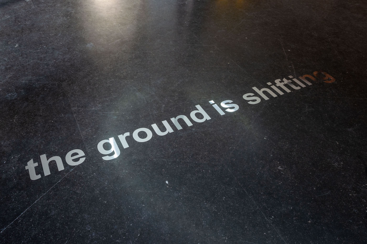 Artwork titled The ground is shifting by Maria Paris Borda